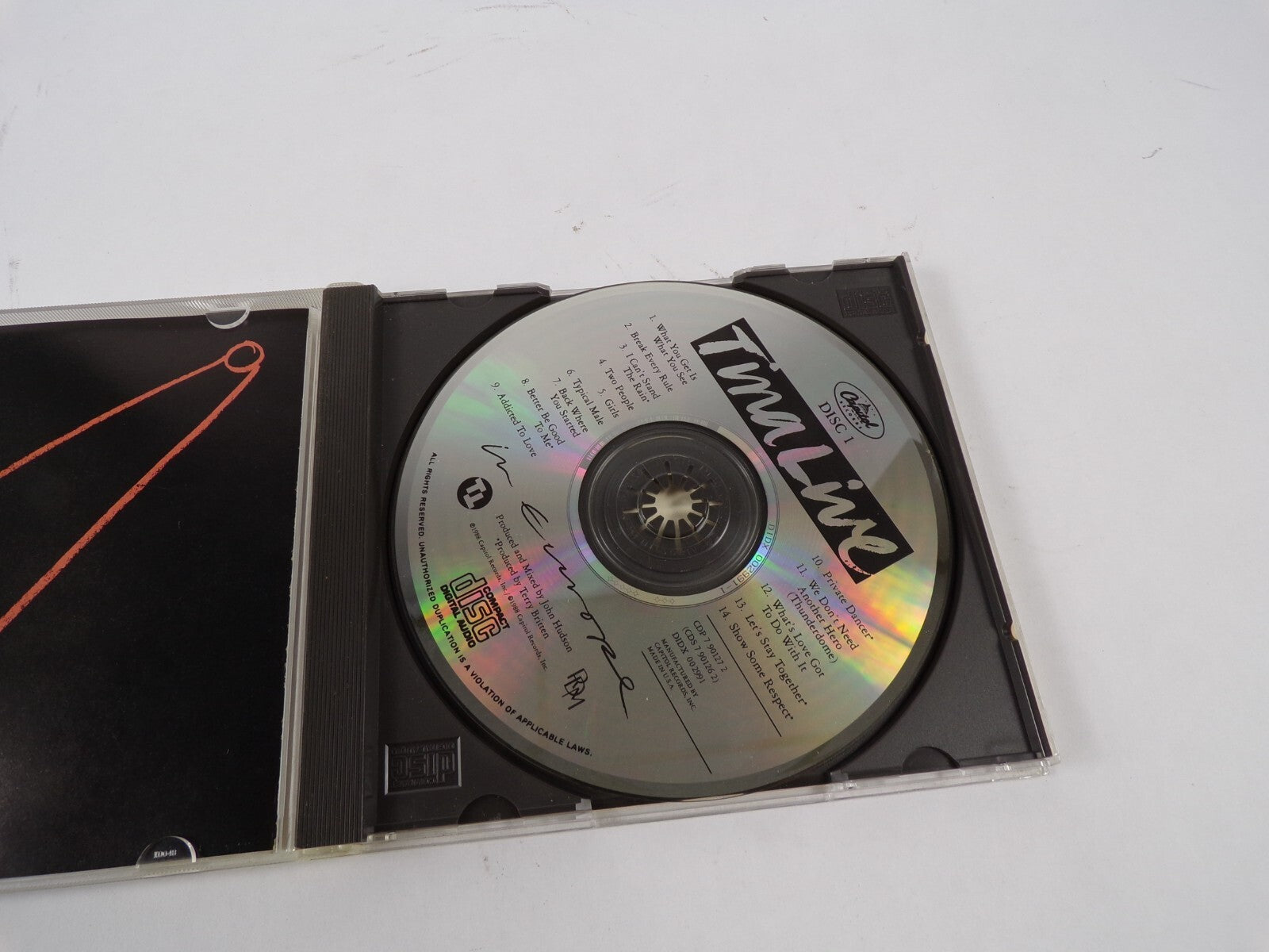 Tina Live in Europe Two People Girls Typical Male Break Every Rule CD#47