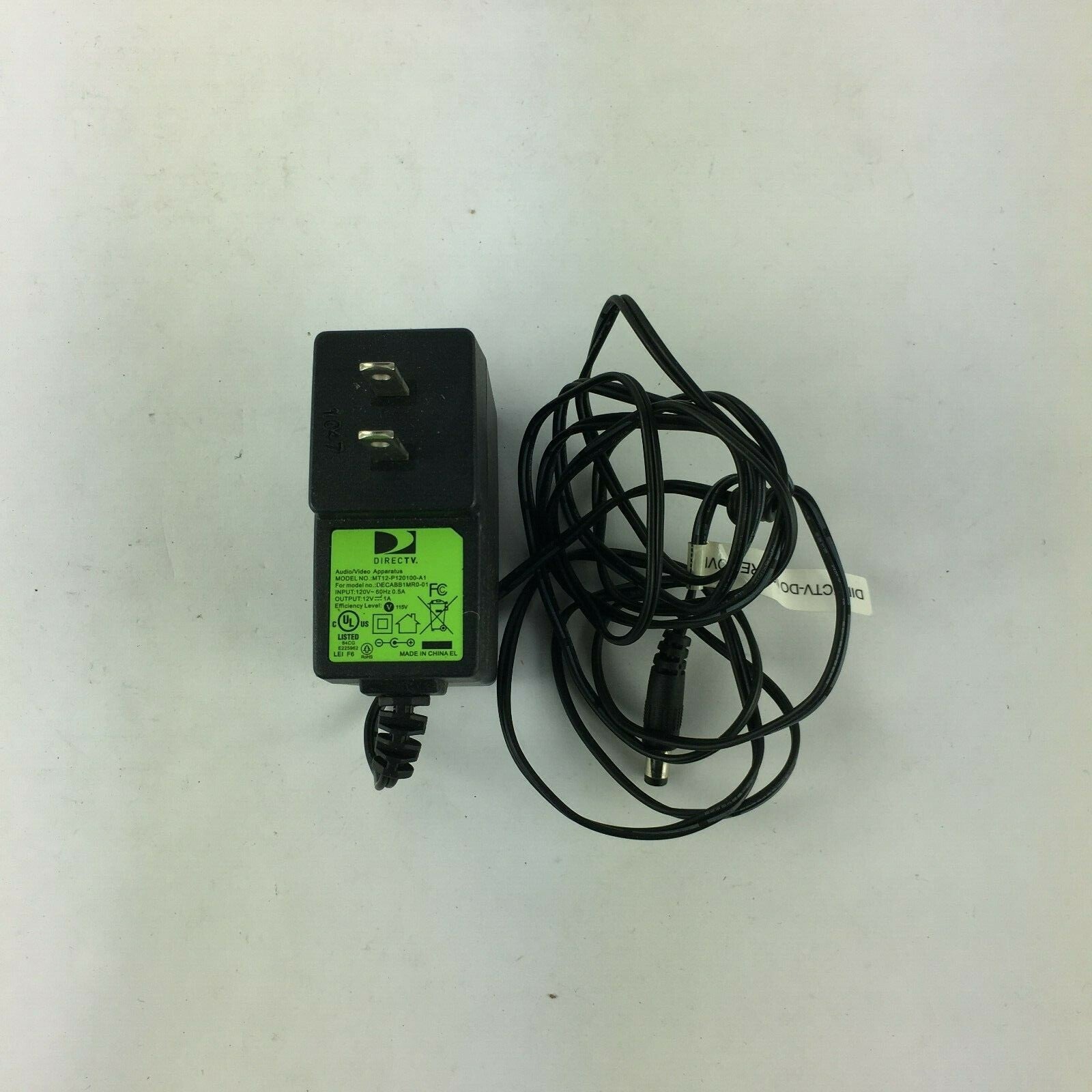 Genuine DirecTv MT12-P120100-A1 Class 2 Output 12V 1A Power Supply Adapter A17