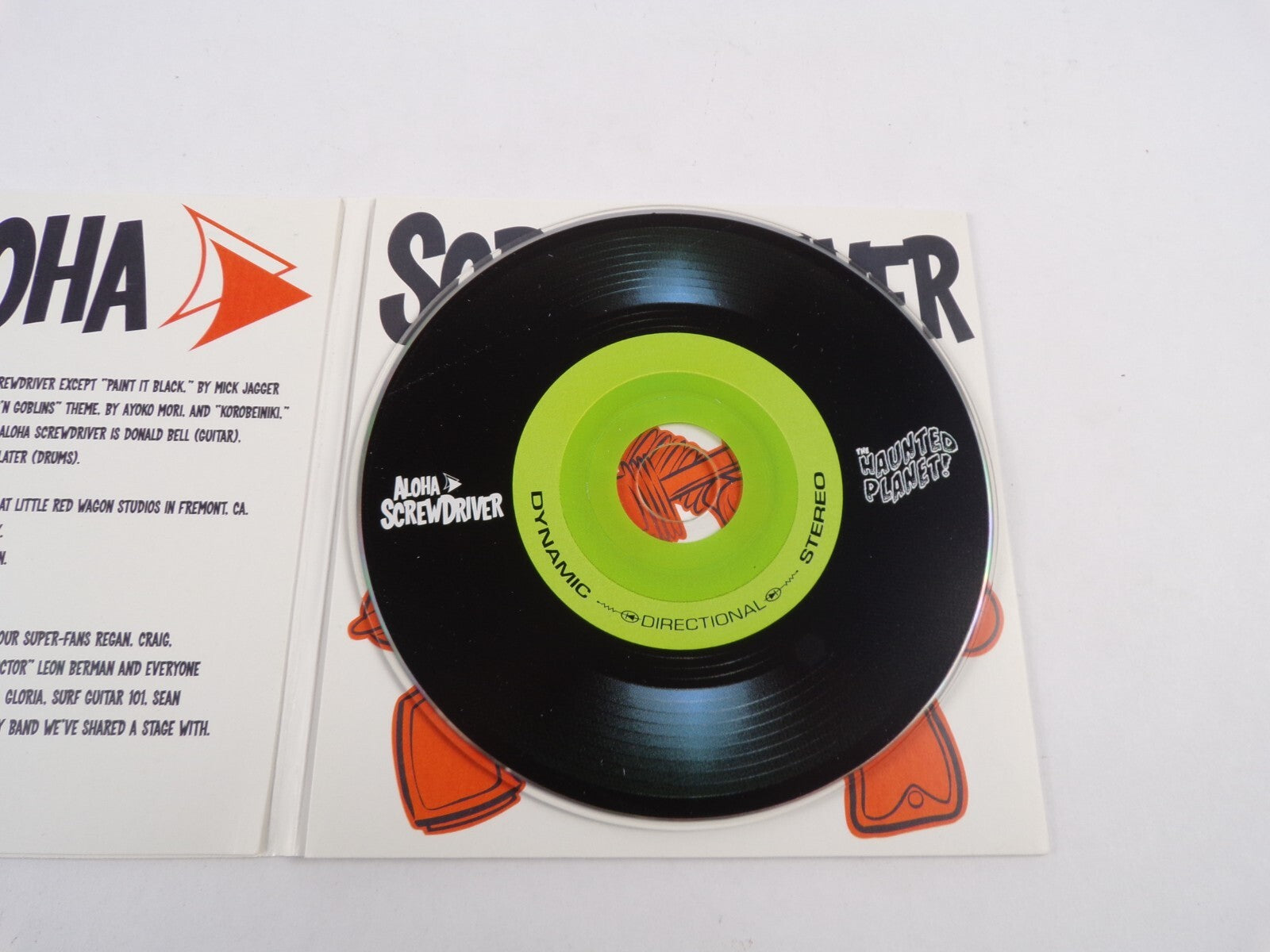 The Haunted Planet Aloha Screwdriver Click Bang Boom Zombie Cat CD#60