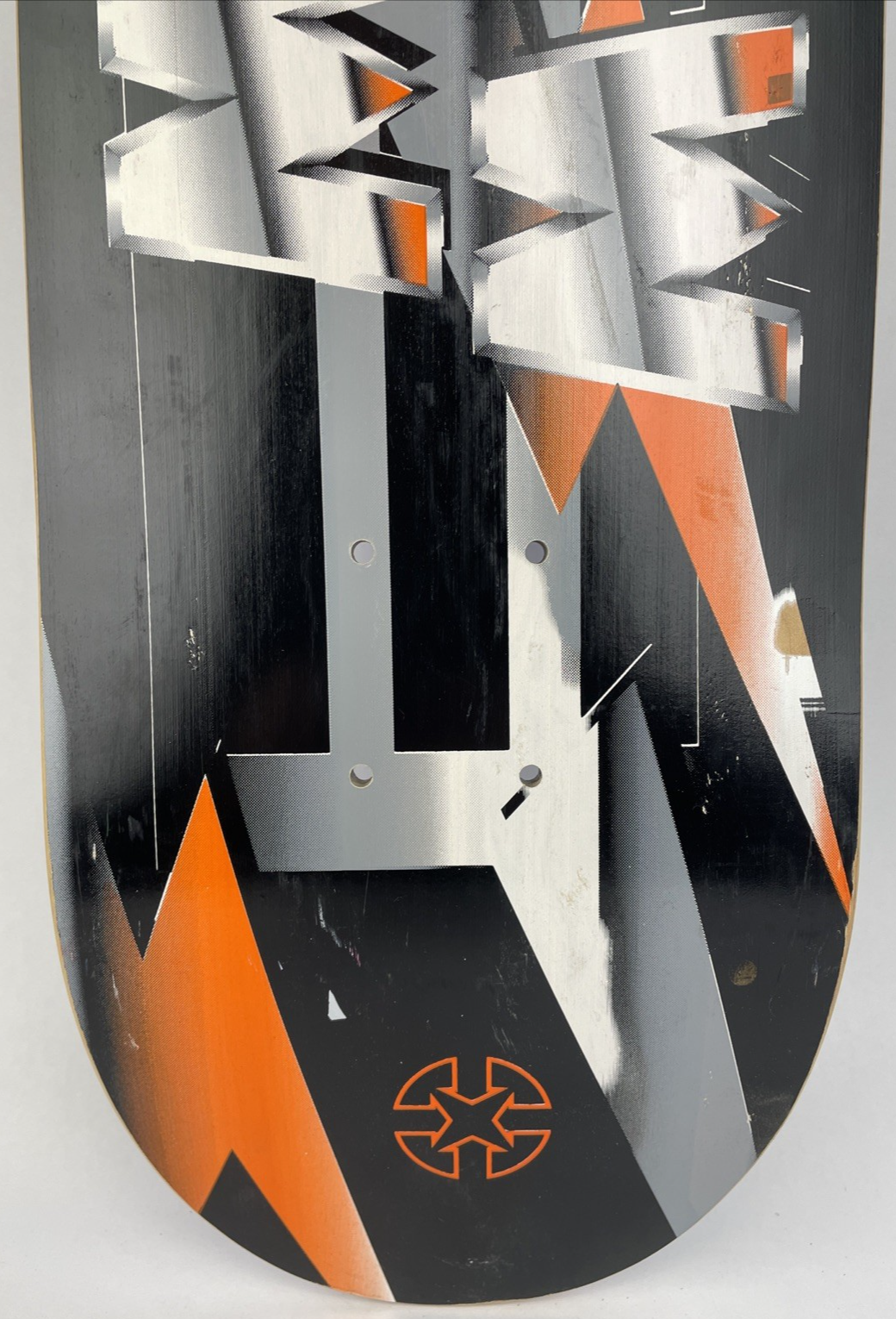 VINTAGE 1996 Mad Mike Denovan Xen Skateboards Deck Screened - Andrew Mapstone