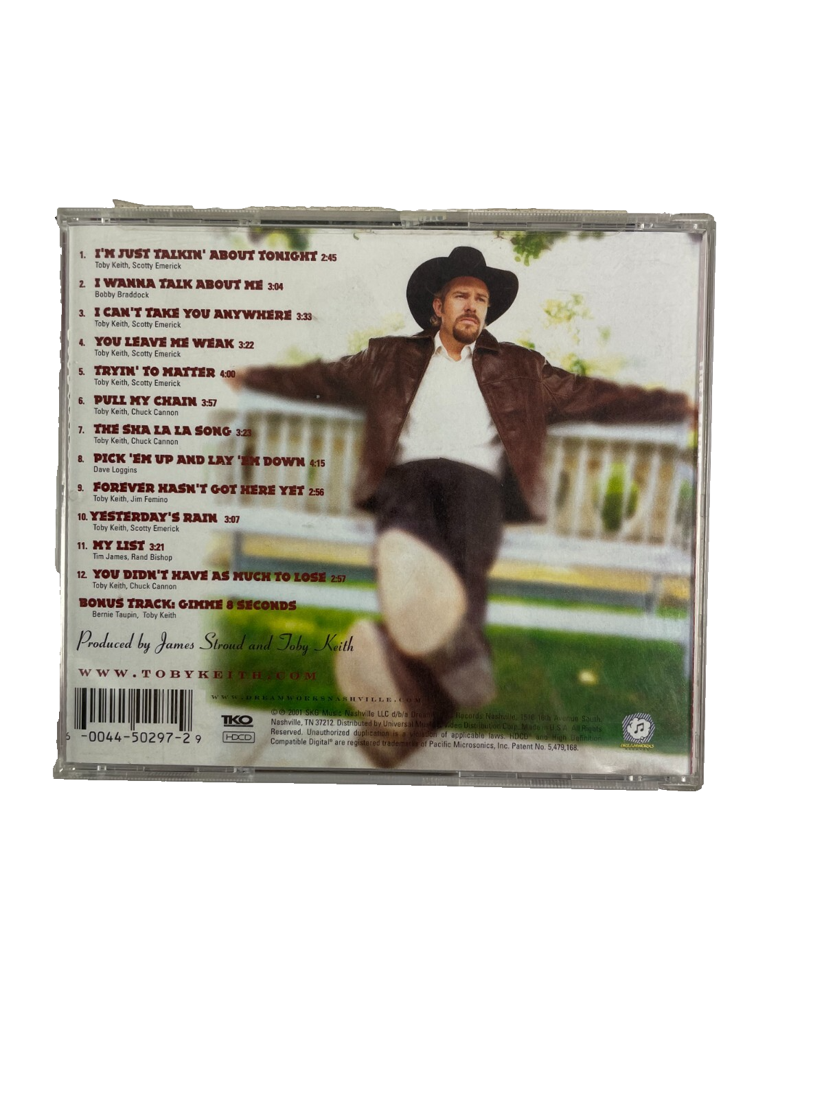 Toby Keith Pull My Chain James Stroud I'm Just Talkin' About Tonight CD#37