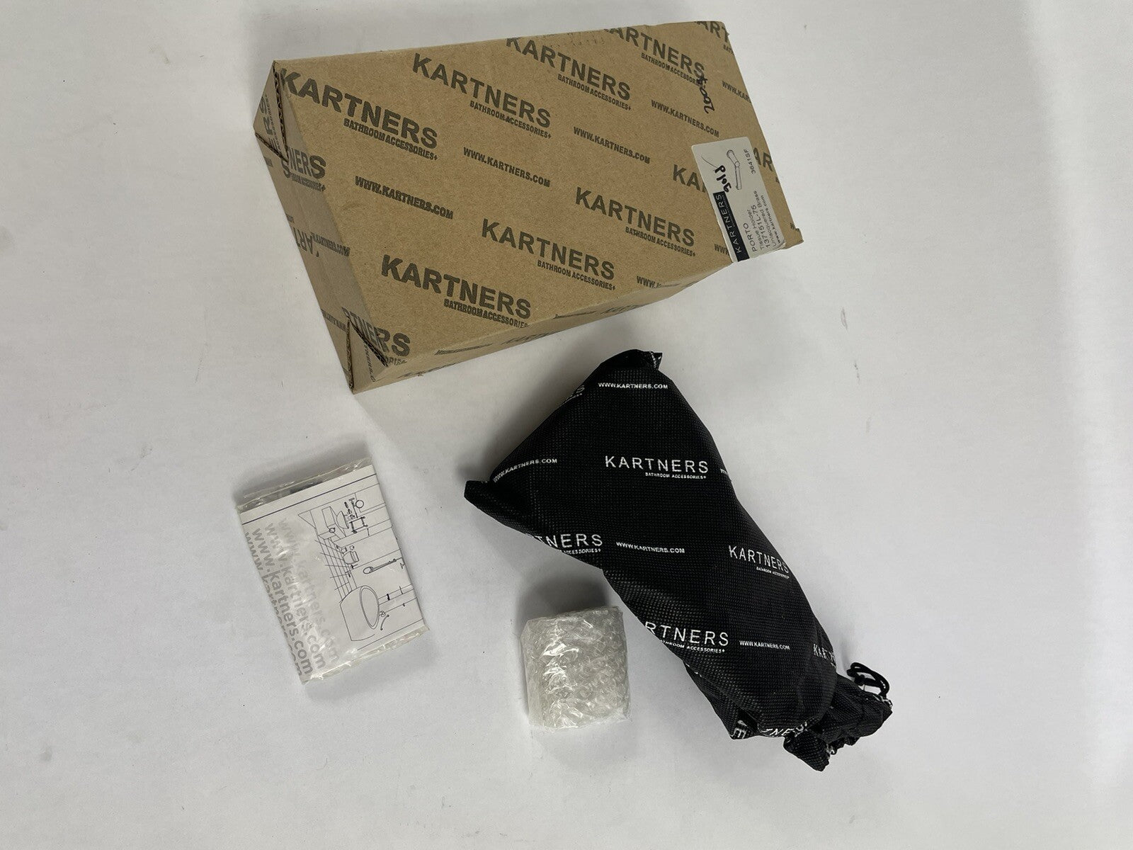 Kartners 137151 Porto Tissue Toliet paper Holder GOLD
