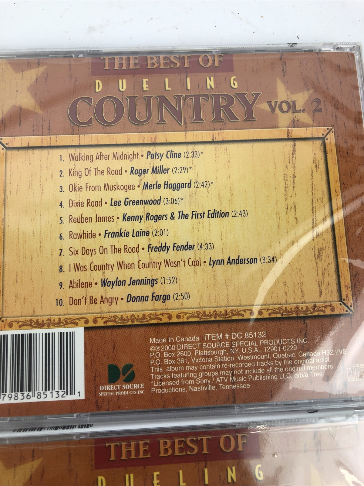 THE BEST OF DUELING COUNTRY Vol. 1 Vol. 2 - NEW SEALED 2 CD SET 20 Tracks #7