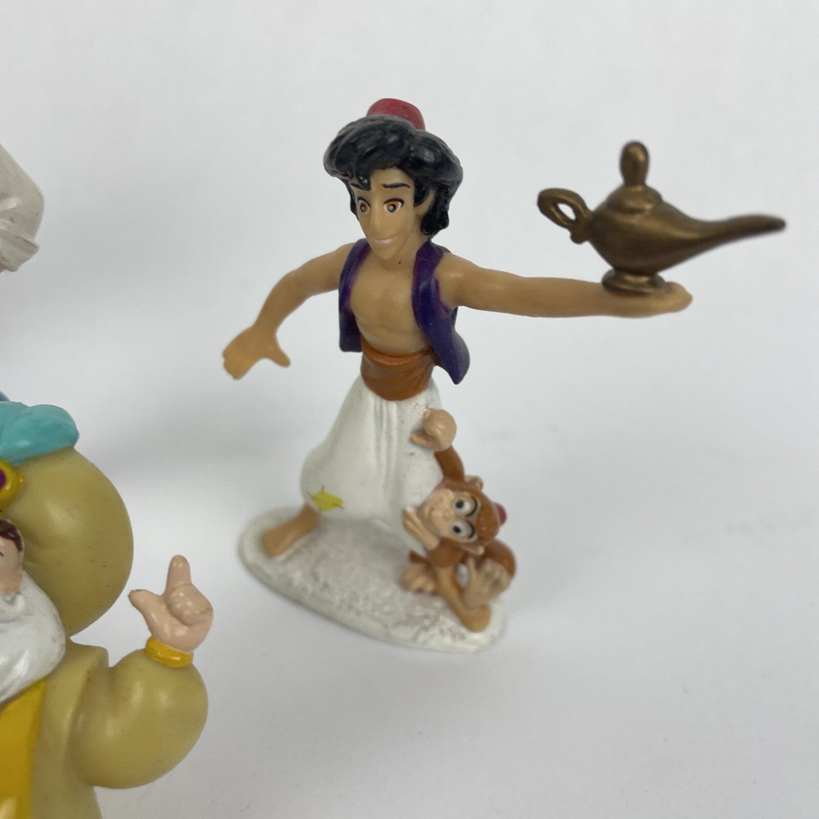 5 x Disney Aladdin Figure Toy Lot Of 5 Cake Toppers PVC Figurine - Largest 4"