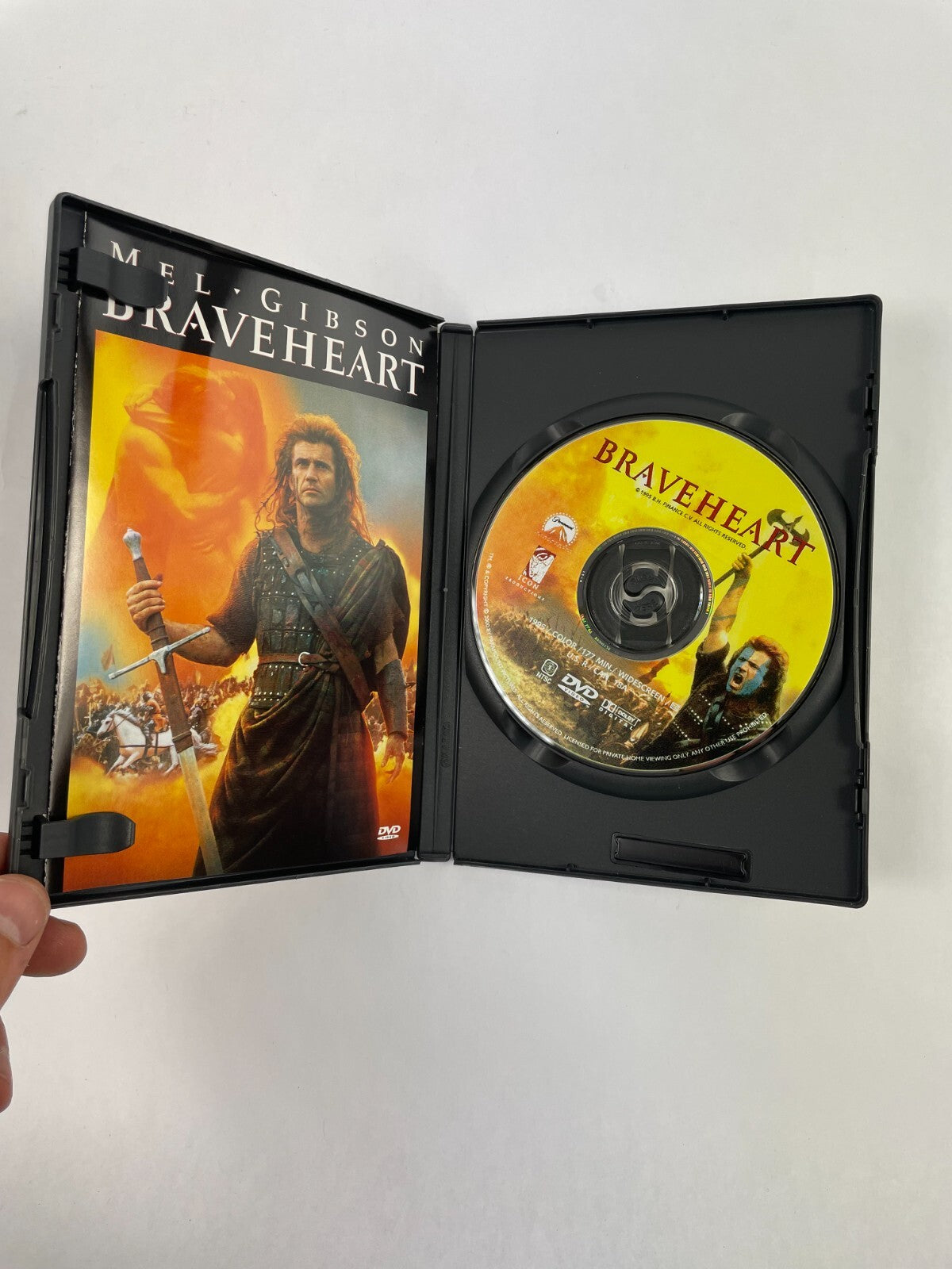Mel Gibson Brave Heart Every Man Dies, Not Every Man Really Lives DVD Movie