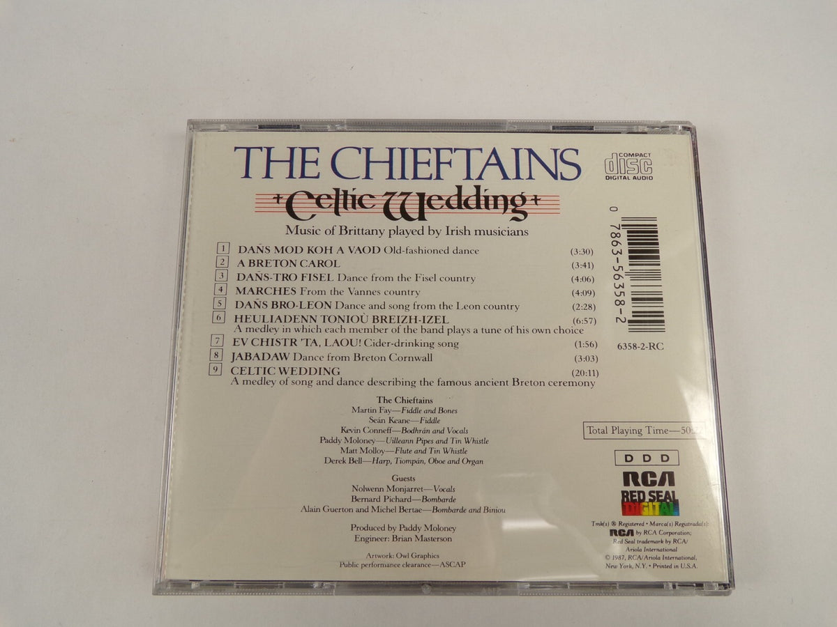 the Chieftains Celtic Wedding A Breton Carol Marches Jabadaw CD#43