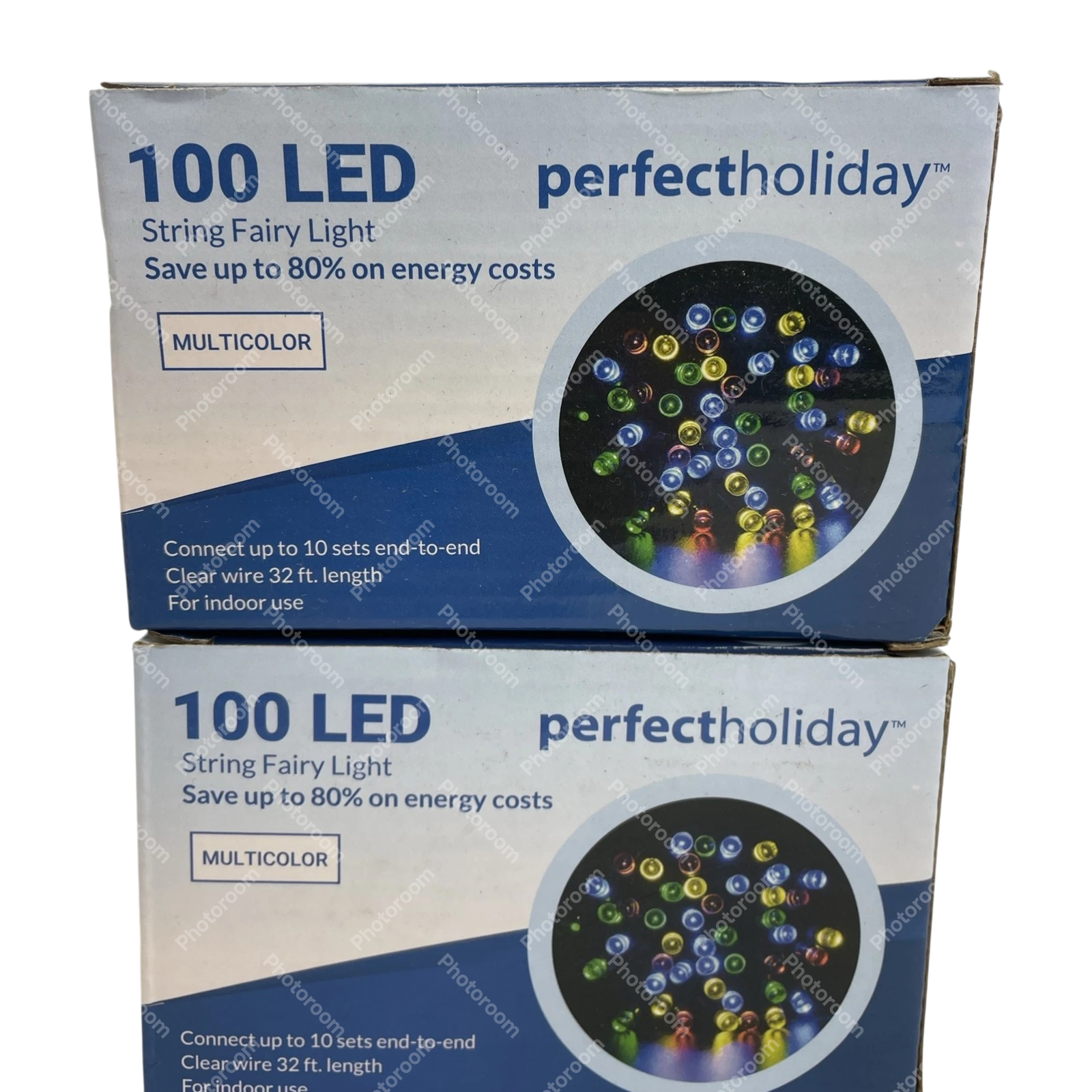 2 x 100 LED Plug In String Lights Outdoor Garden Holiday Party Christmas Fairy
