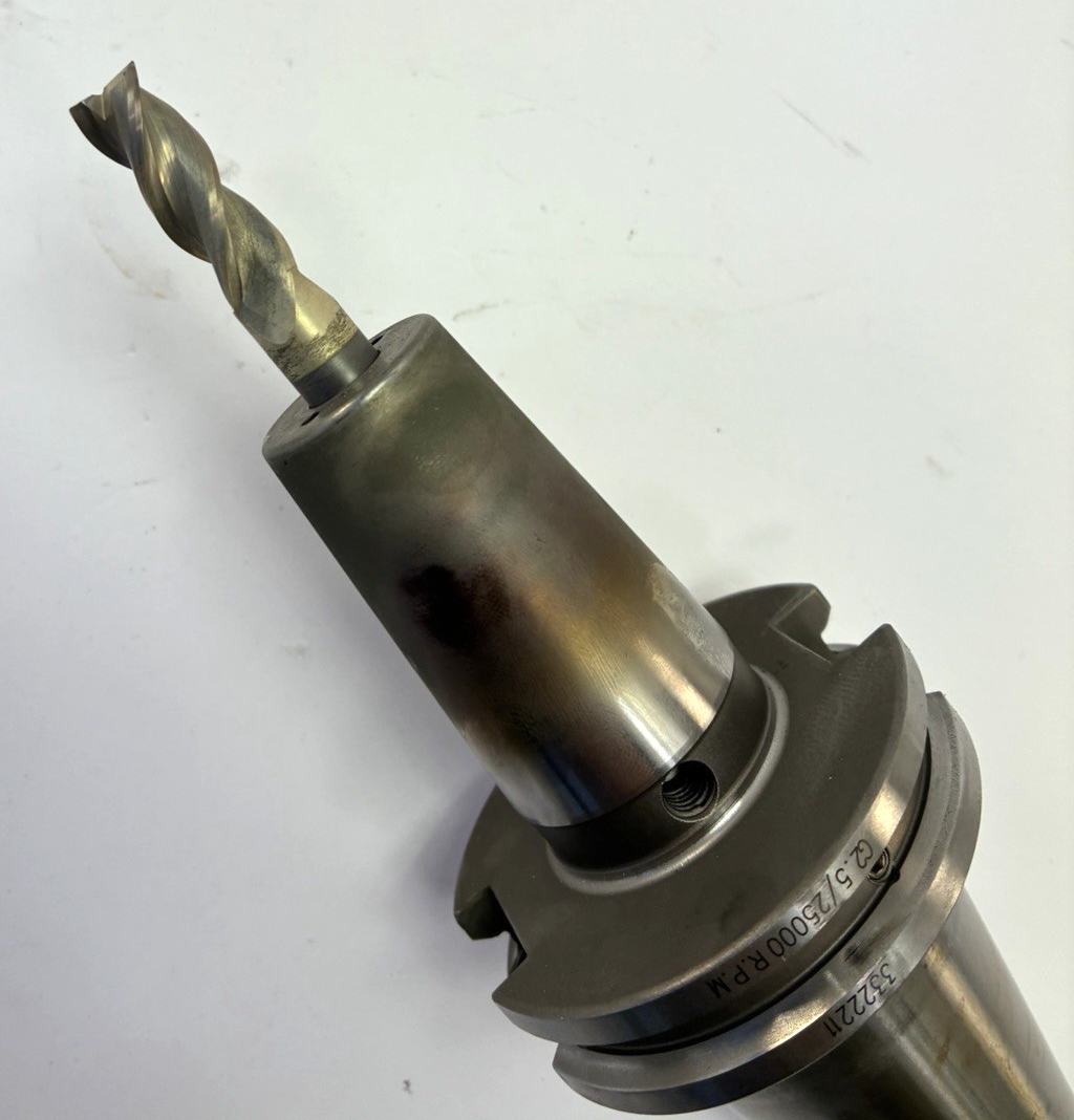 Haas 04-0045 CT40 3/8" Shrink Fit Tool Holder 3.15" TSC 25K RPM CAT40
