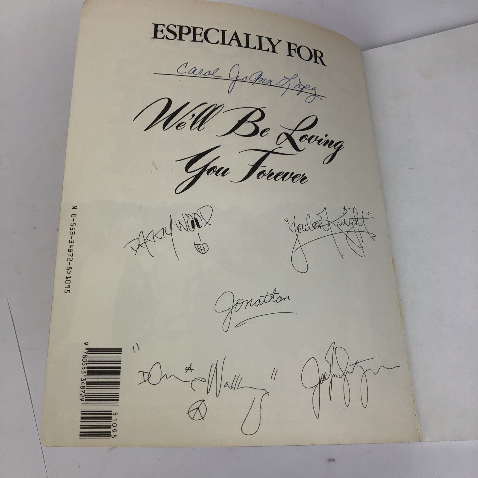 NEW KIDS ON THE BLOCK BOOK OUR STORY VINTAGE 1990 COLLECTIBLE AUTOBIOGRAPHY LOOK