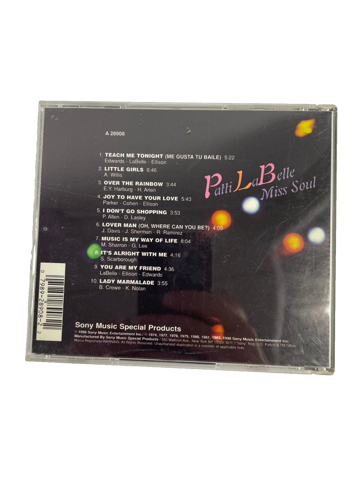 Patti Labelle – Miss Soul Teach Me Tonight (Me Gusta Tú Baile) LittleGirls CD#29