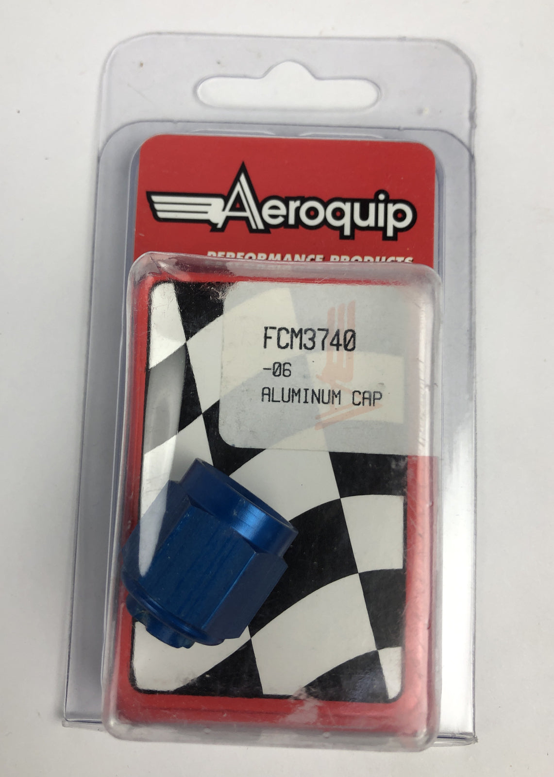 Eaton Aeroquip FCM 3740 -06 AN Fitting Cap Aluminum Blue Anodized Free Shipping