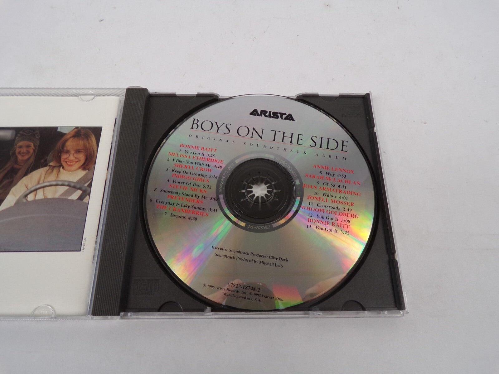 Boys On The Side Bonnie Raitt Melissa Etheridge Sheryl Crow Indigo Girls CD#25
