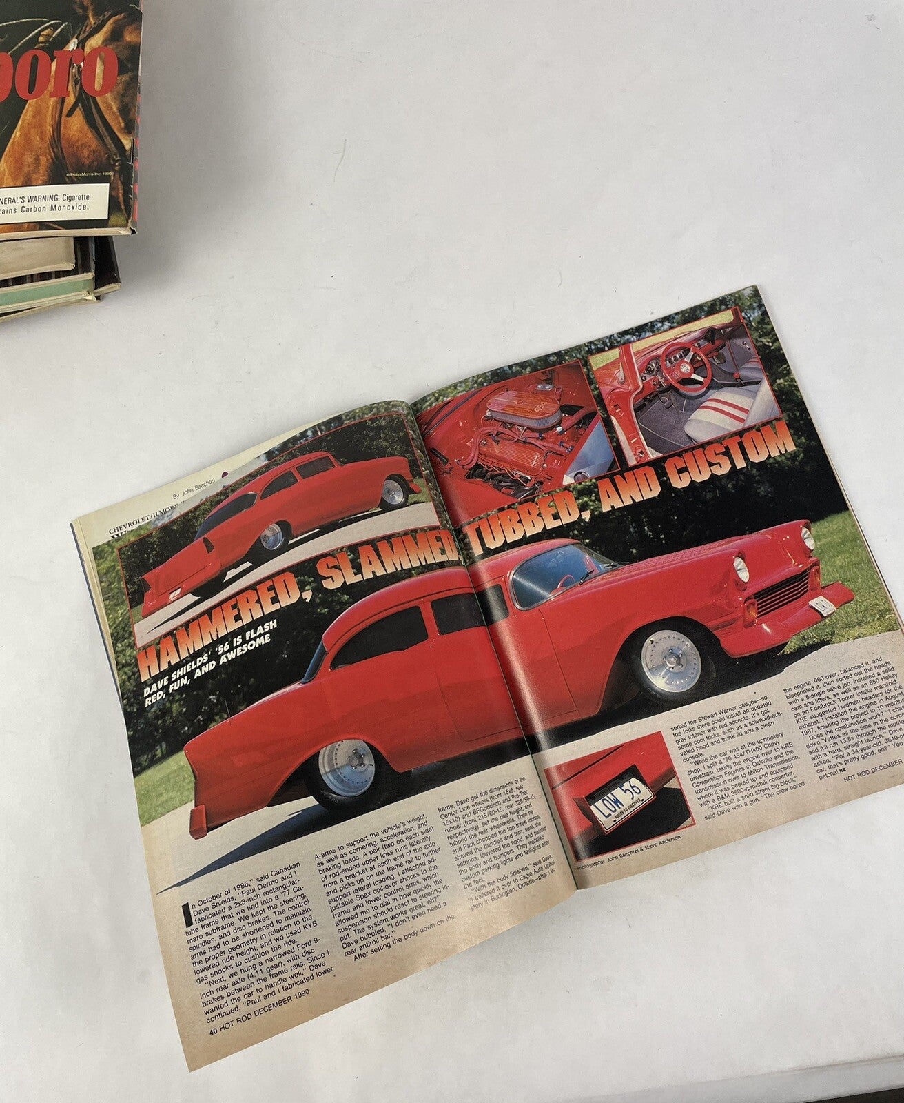 Lot of 12: VINTAGE HOT ROD MAGAZINES Complete Full Set 12 issues Jan to Dec 1990
