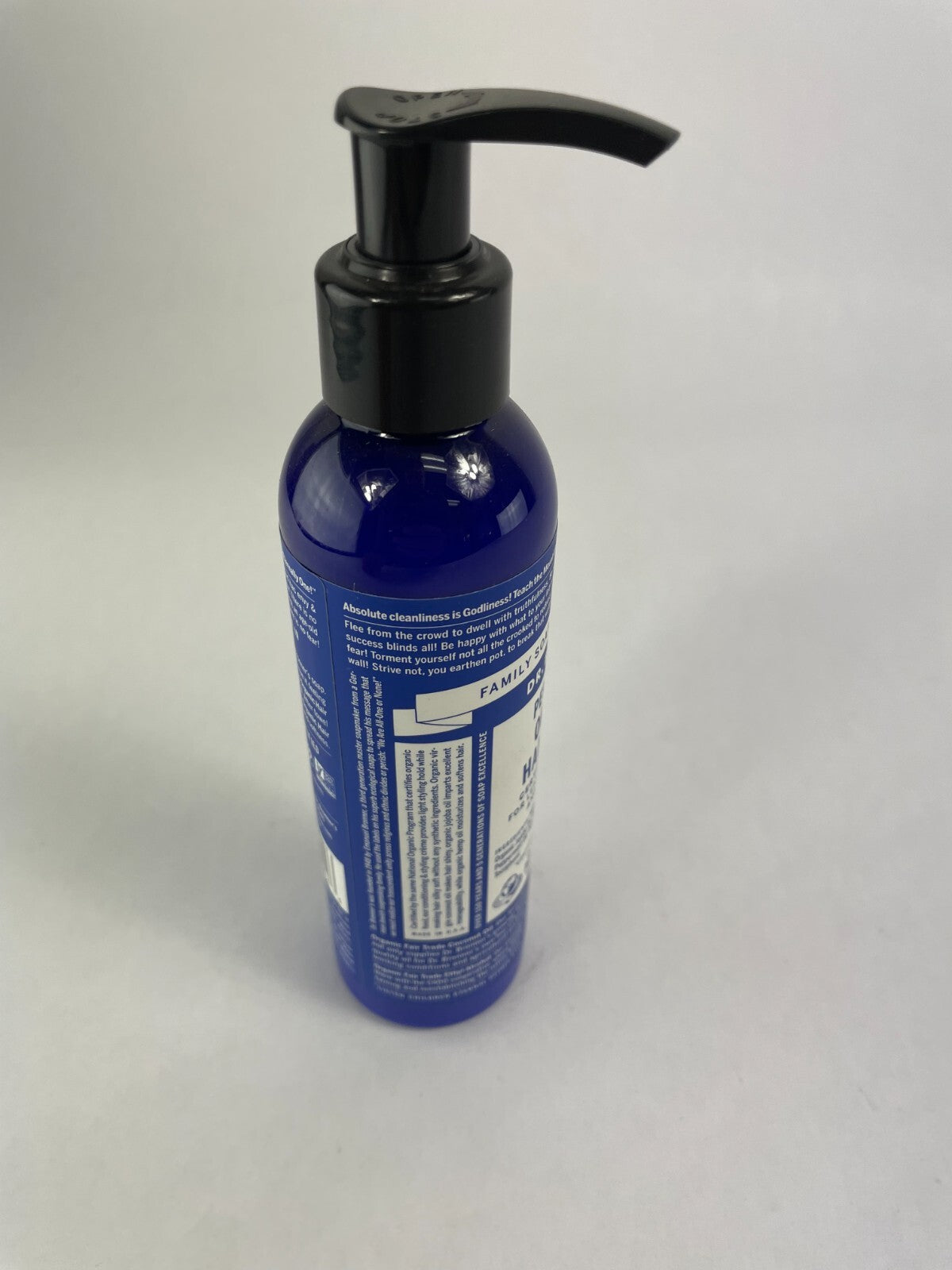 Dr.Bronner's Peppermint Organic Hair Creme For Leave- In Conditioning