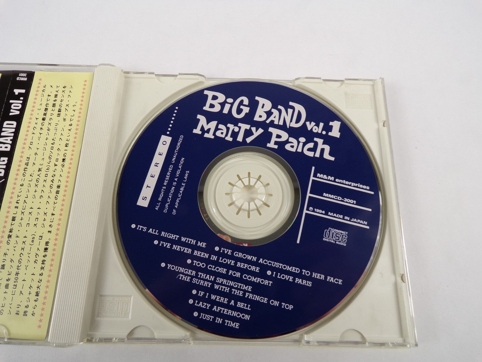 Marty Paich Big Band Vol 1 Its All Right With Me Lazy Afternoon CD#60