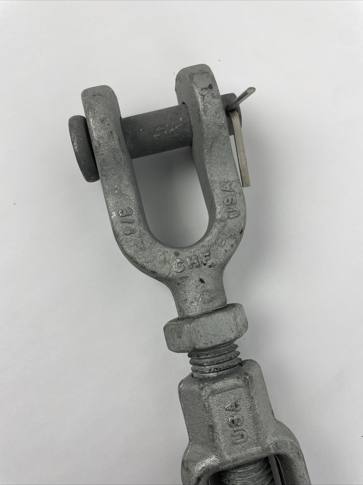Chicago Hardware USA Turnbuckle Jaw & Eye Galvanized 3/4" x 14" Body CHF 3/4"