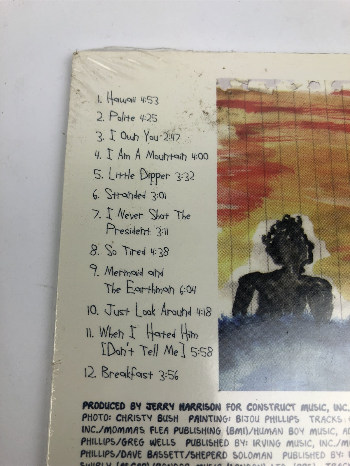 I'D RATHER EAT GLASS by BIJOU PHILLIPS - Rare Collectible Promo 12 tracks CD #9