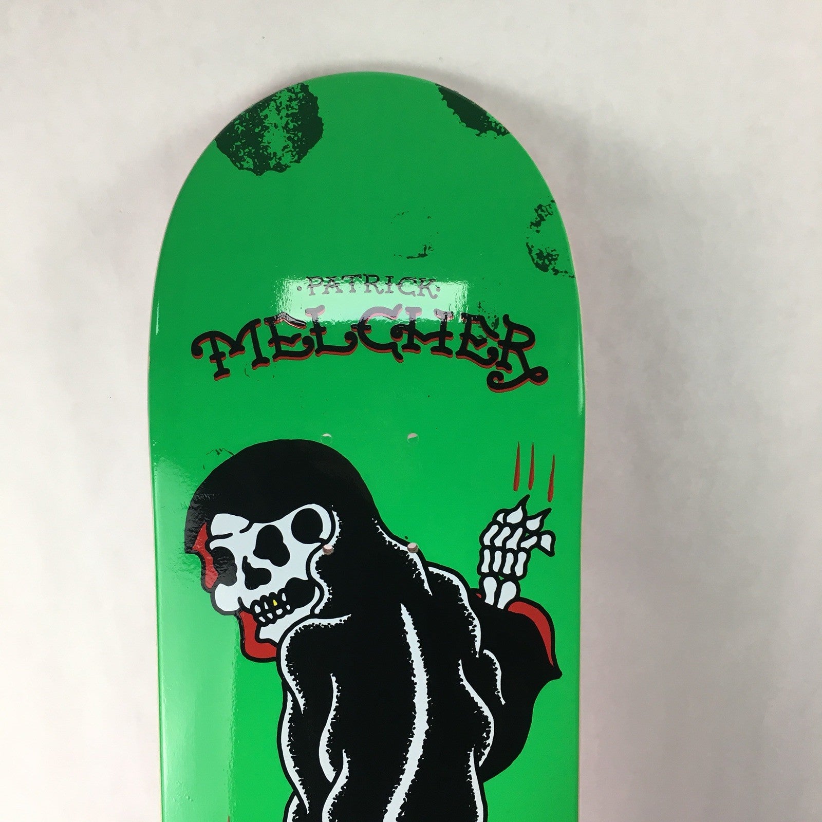 Patrick Melcher Pro deck - Death Skateboards 8.375 " with grip & free shipping