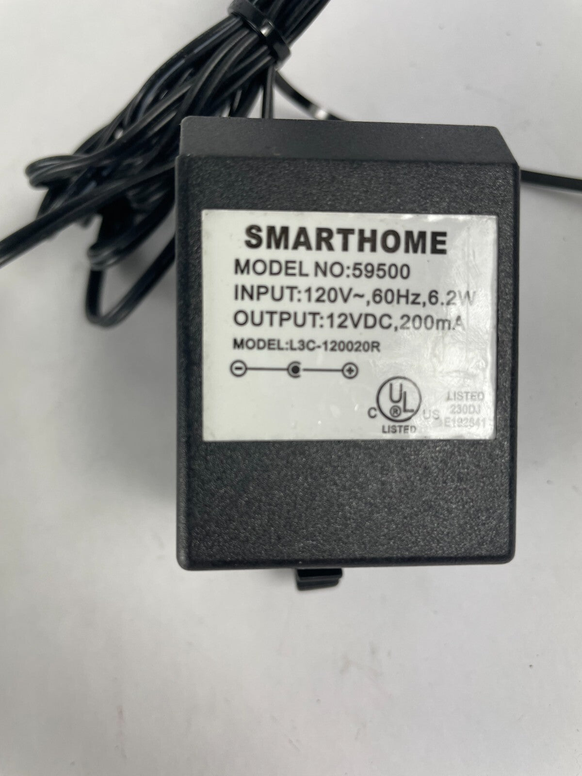 Genuine Smarthome 59500 Adapter Output 12 V 200mA Power Supply Adapter A60