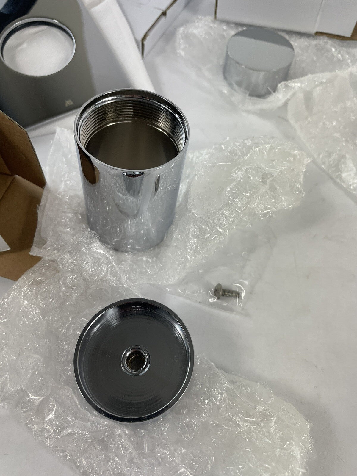 Aquabrass SR0895PC Trim Set Round Handle for 3/4" Shut-Off Valve N1008 N1030