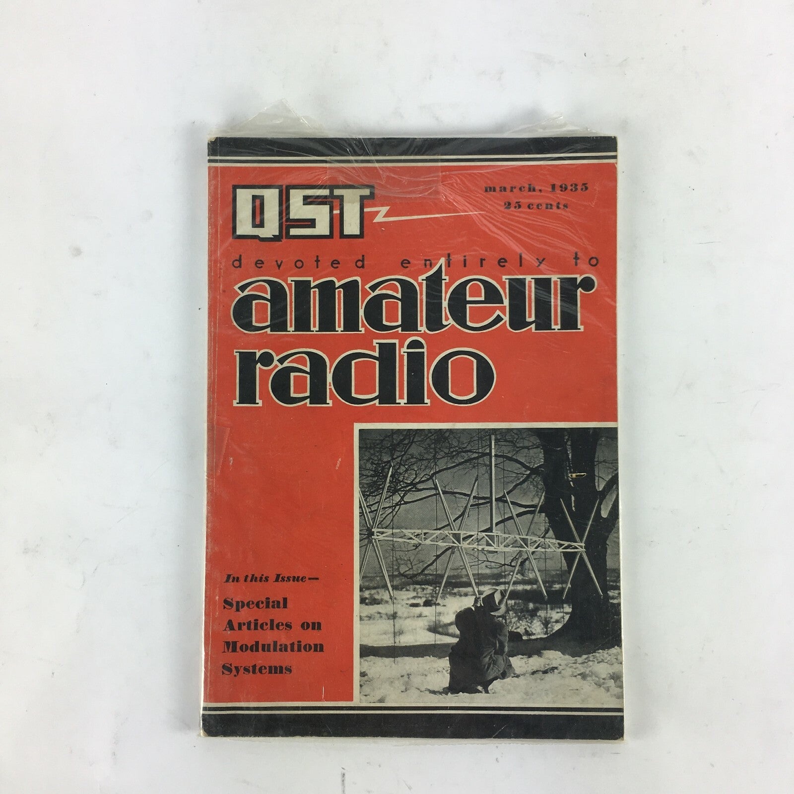 March 1935 QST devoted entirely to Amateur Radio Magazine Modulation Systems