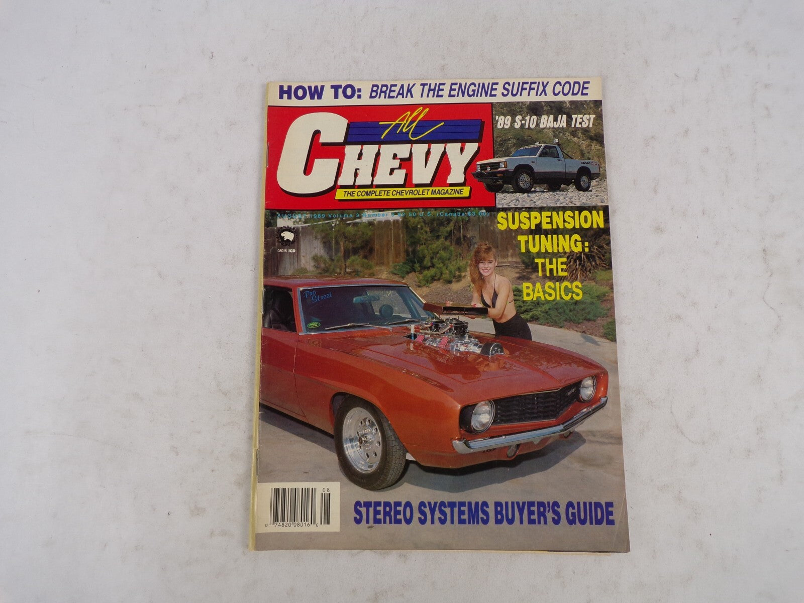 August 1989 All Chevy The Complete Chevrolet Magazine How To: Break The Engine