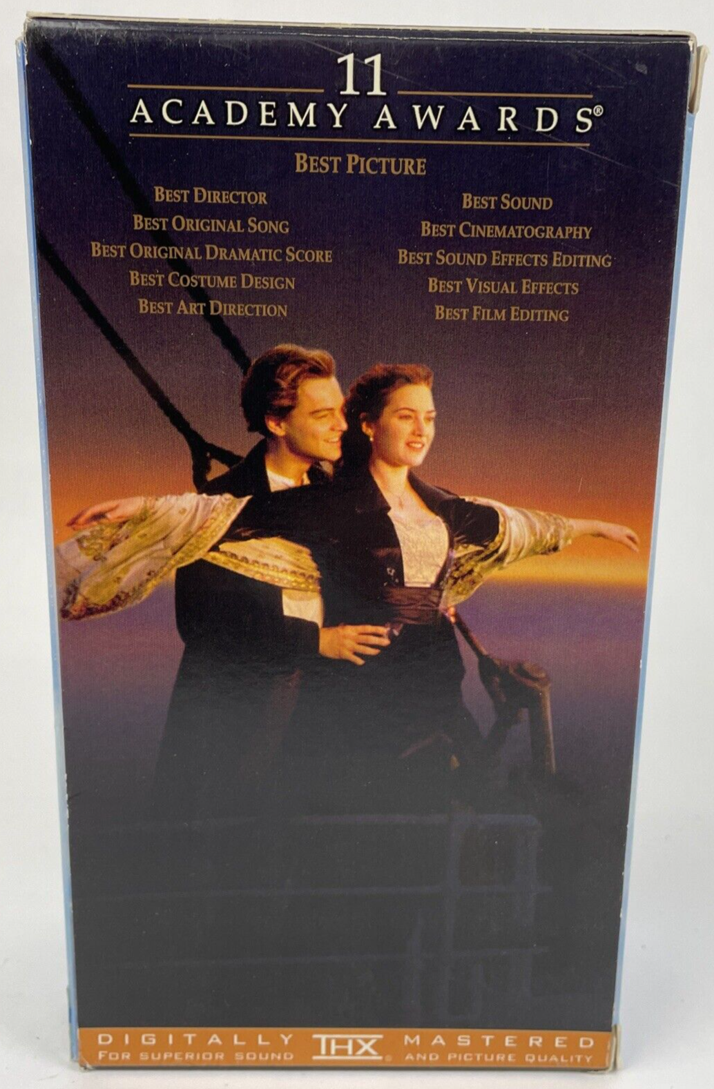Academy Award Winner Titanic VHS 1999 2 Tape SET Leonardo Dicaprio Kate Winslet