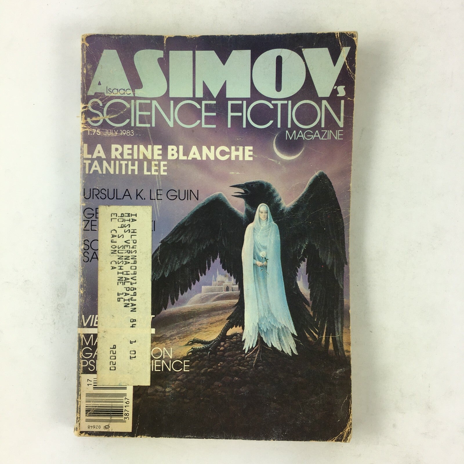 July 1983 Isaac Asimov's Science Fiction Magazine Ursula K.Leguin