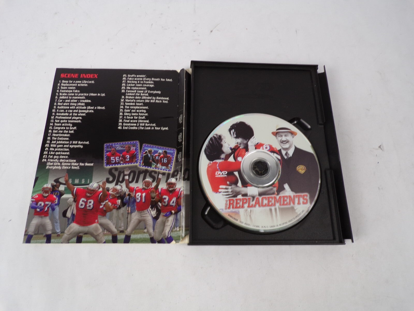 Replacements Keanu Reeves Gene Hackman "Enormously Funny!" Jeffrey DVD Movies