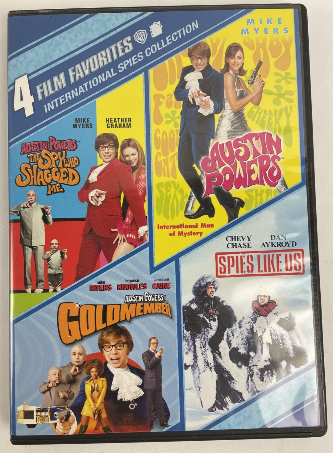 4 Film Favorites International Spies DVD / Ships free Same Day with Tracking