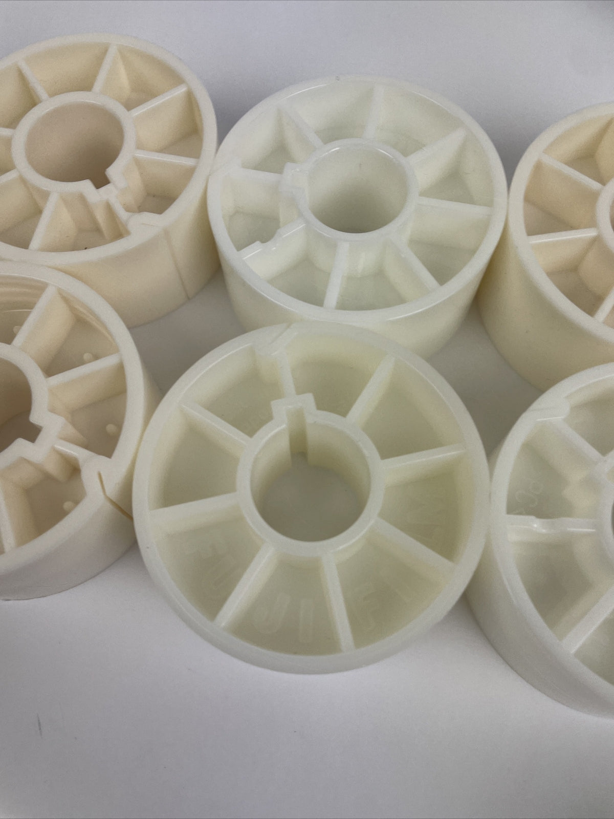 Lot of 10 Hollywood Universal Studios 35mm 3" Diameter Film Core Take-Up Spool