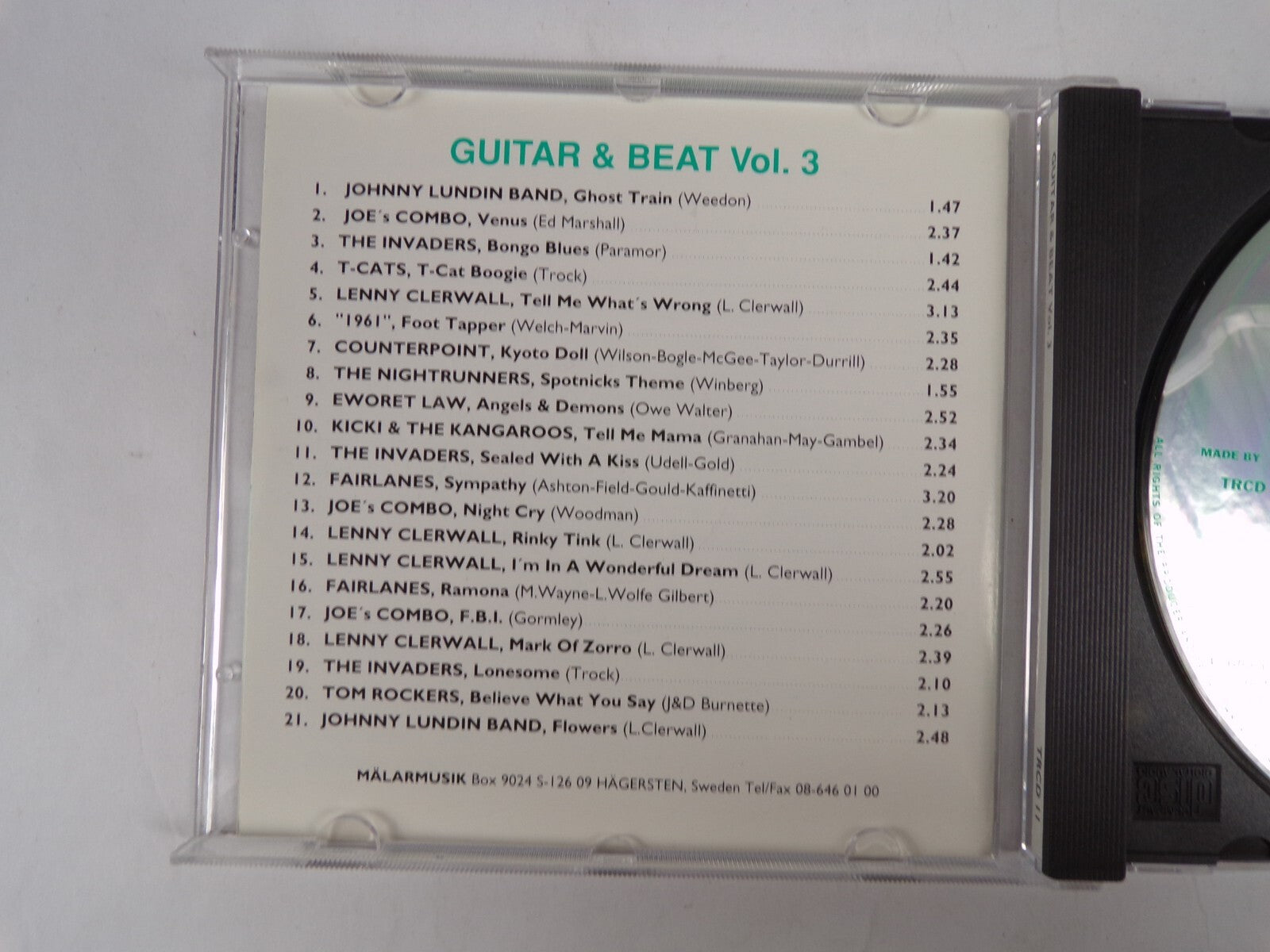 Guitar & Beat Vol 3 A Wonderful Dream CD #30