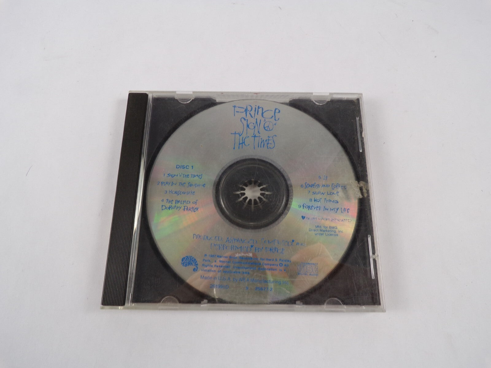 Prince Sicno The Times Sign The Times Play In The Sunswing House Qilake CD#5