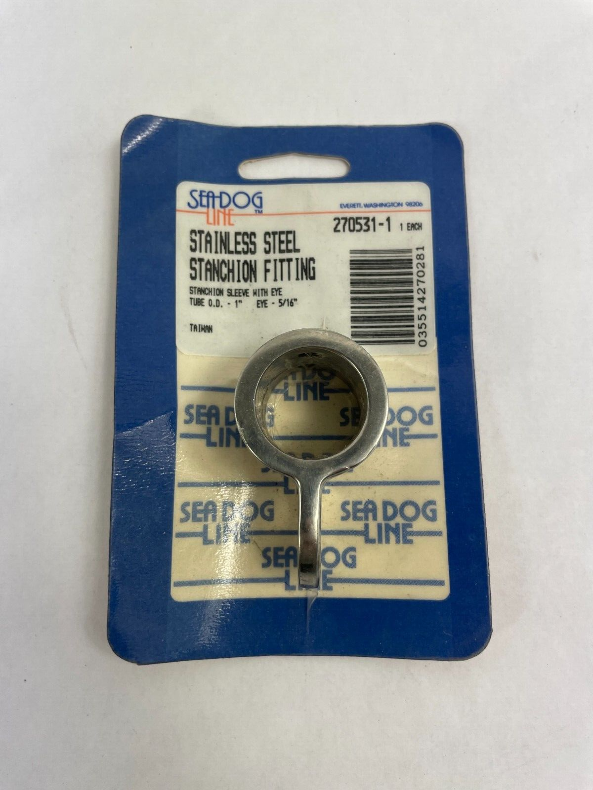 Seadog Line Stainless Steel Stanchion Fitting Stanchion Sleeve With Eye 1 Each