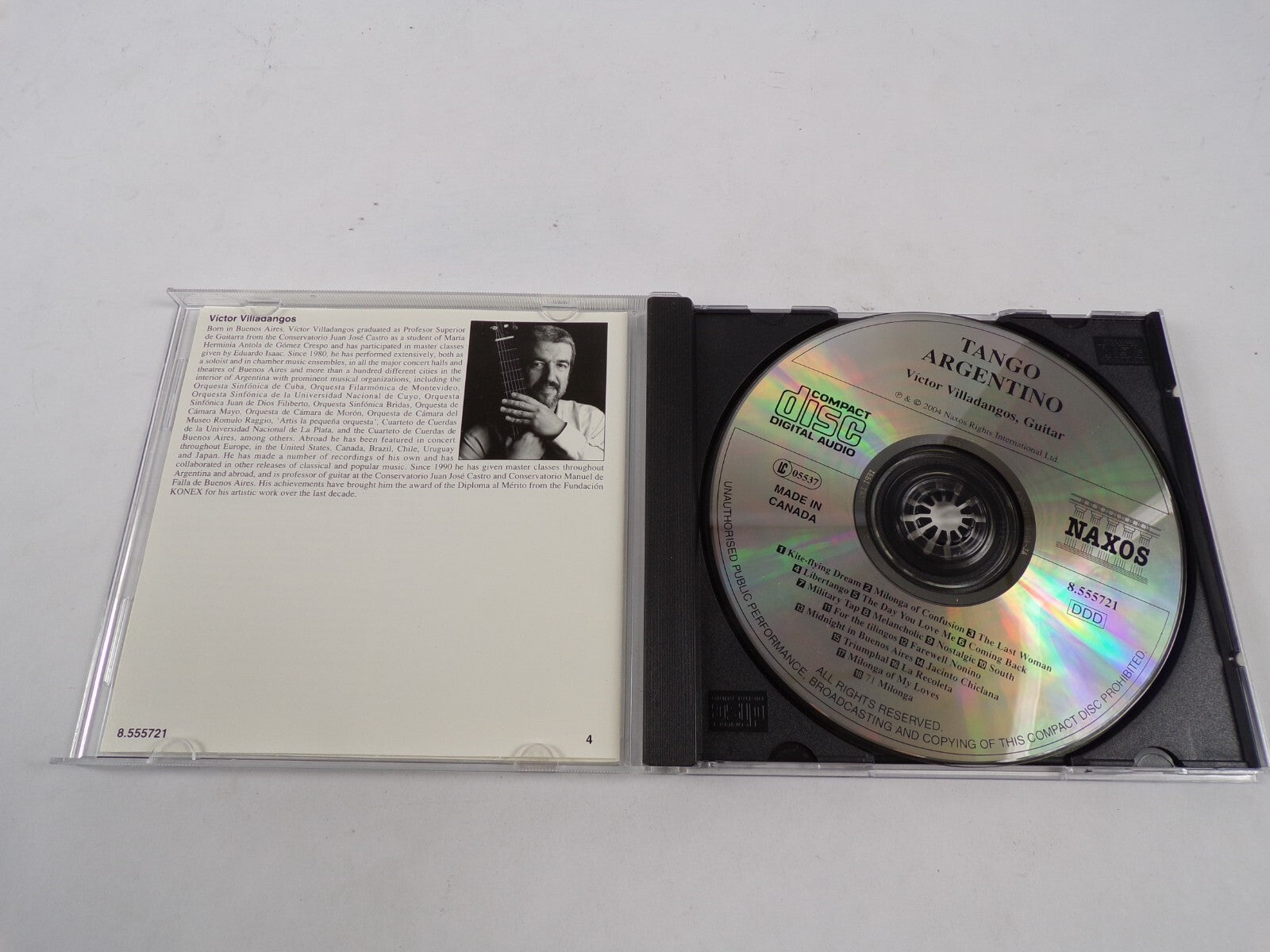 Tango Argentino Victor Villadangos Guitar Collection CD#43