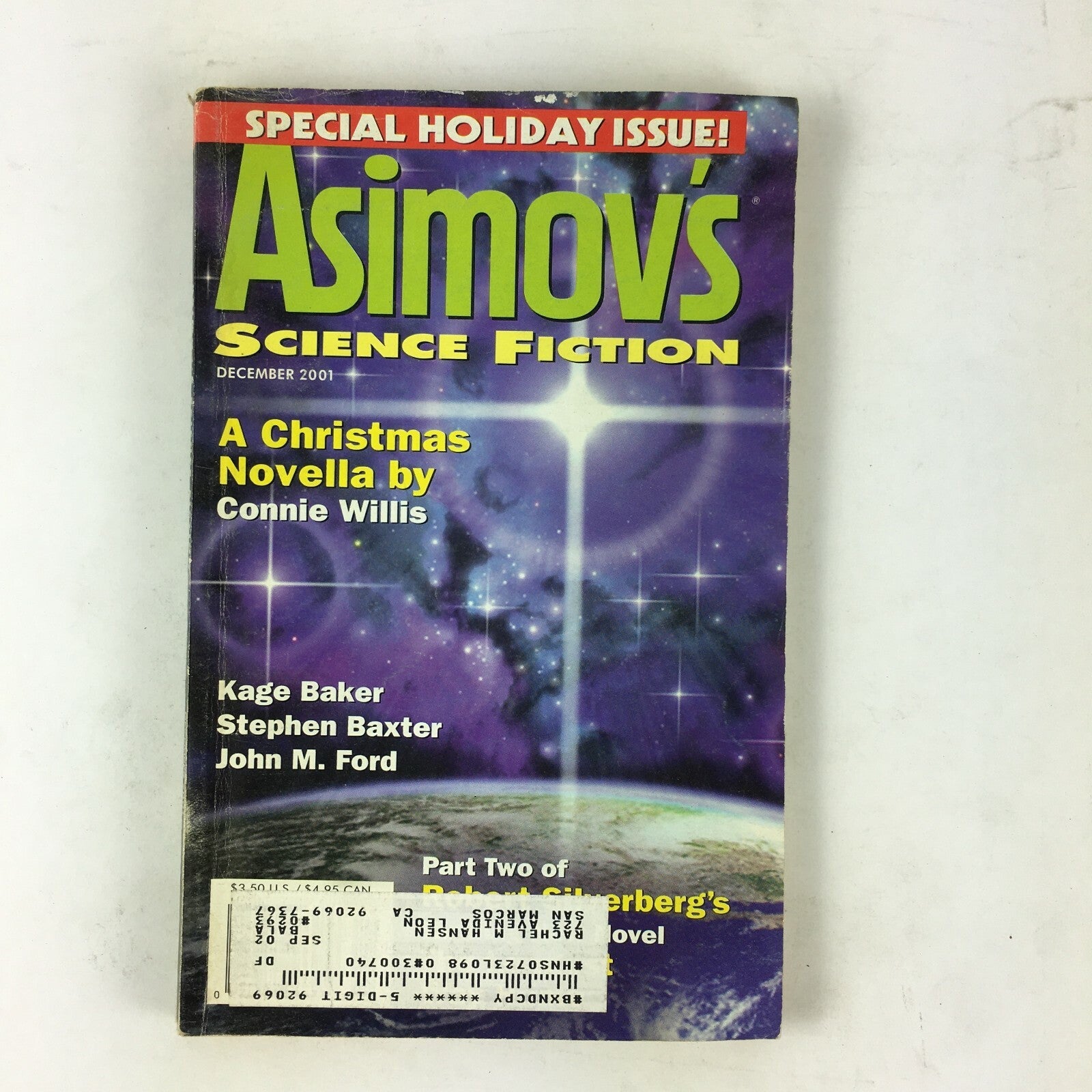 December 2001 Isaac Asimov's Science Fiction Magazine John M.Ford Kage Baker