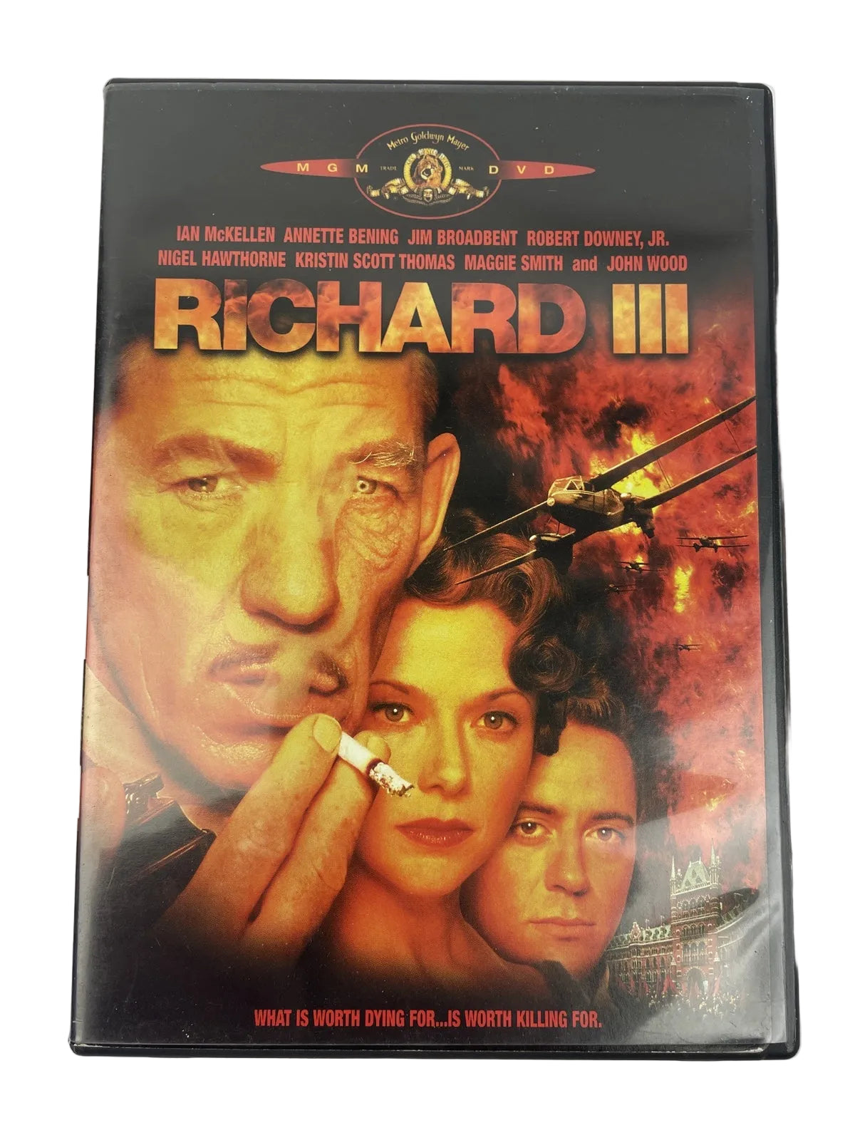 RICHARD III 3rd DVD Video IAN McKELLEN ANNETTE BENING ROBERT DOWNEY JR. MGM