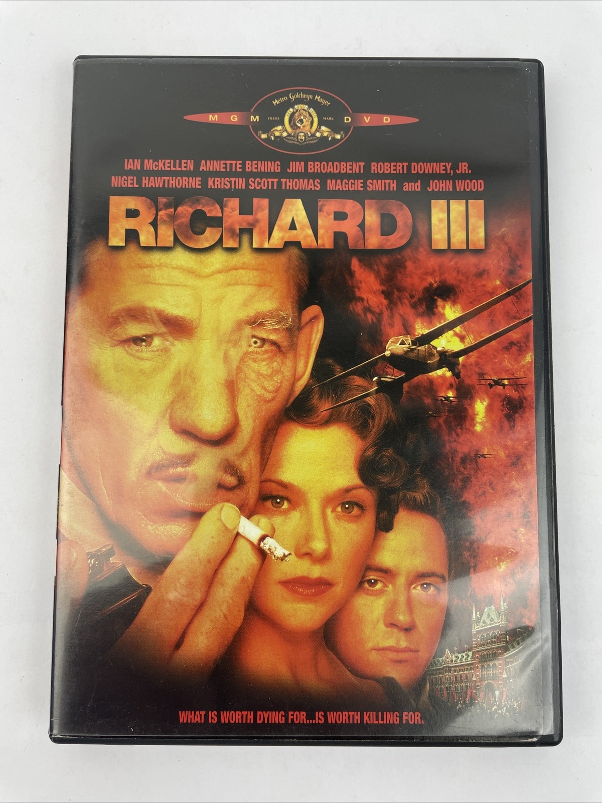 RICHARD III 3rd DVD Video IAN McKELLEN ANNETTE BENING ROBERT DOWNEY JR. MGM