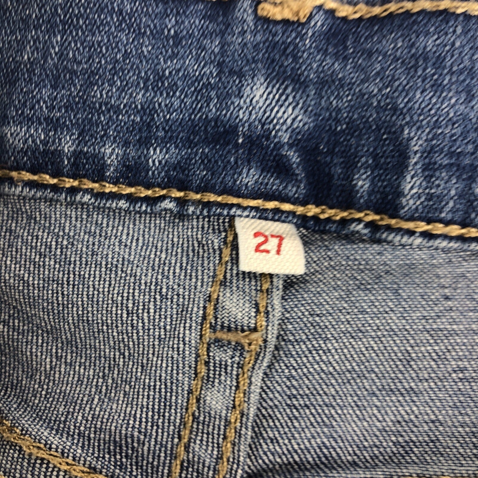Levi’s Denim Stretch Fit Shorts Zipper Fly Levis Women's Size 27 - Daisy Dukes