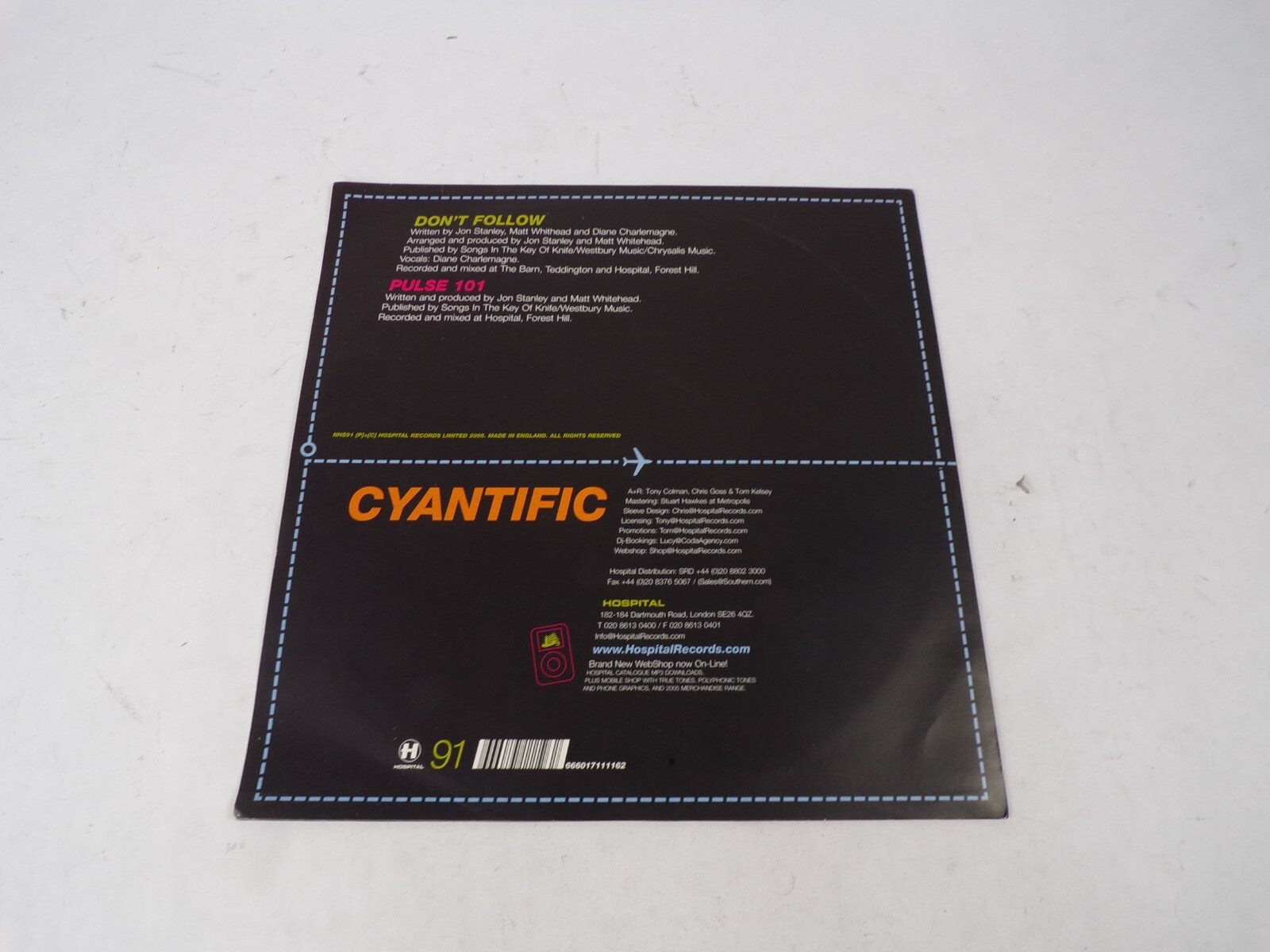 Cyantific Featuring Diane Charlemagne Don't Follow Pulse 101 Vinyl Record