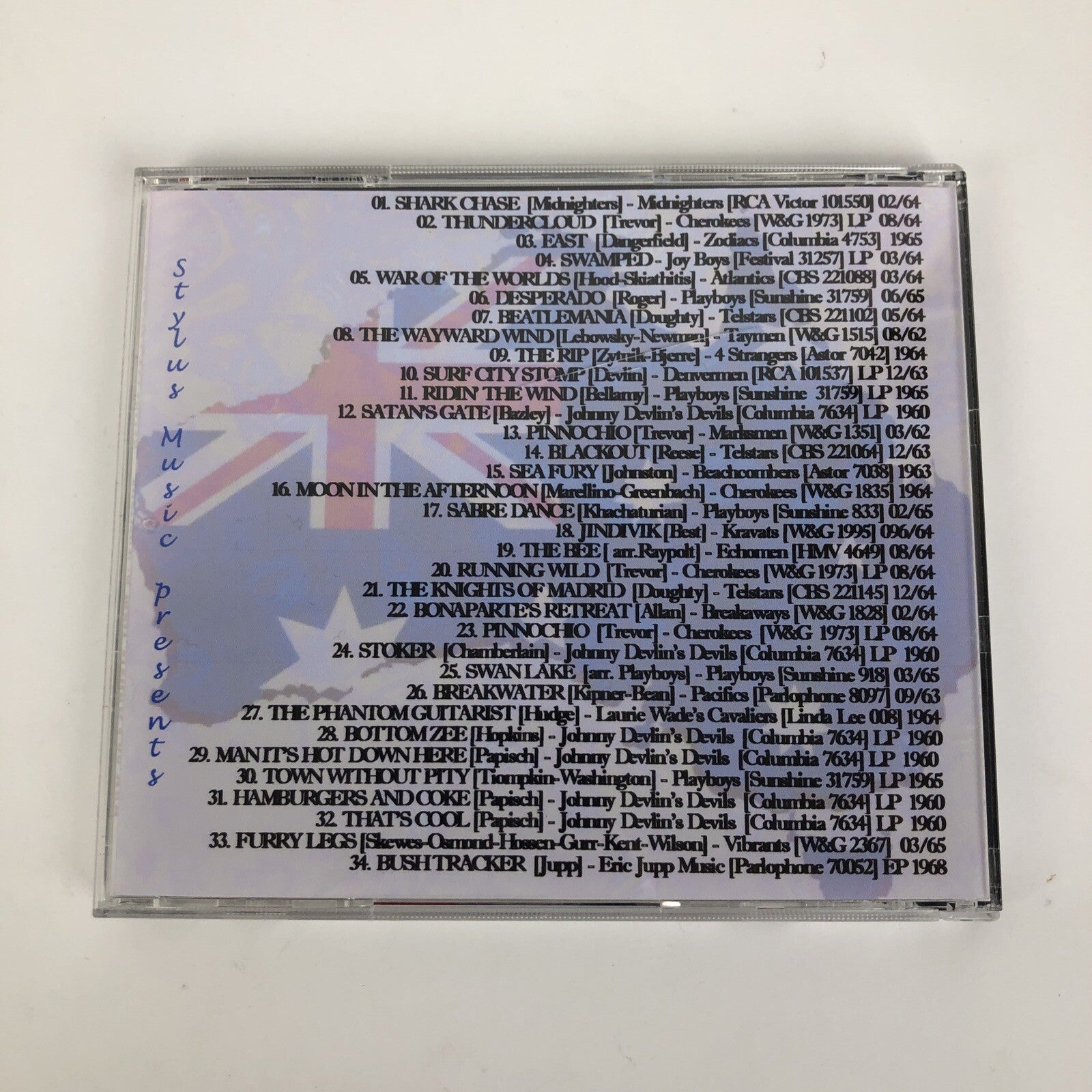 Rock 'n' Roll 60's Guitars Southern Australia cd Vol. 1 Assorted 34 Tracks #32