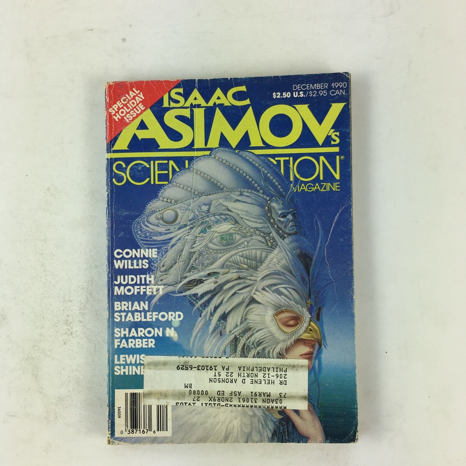 Dec 1990 Isaac Asimov's Science Fiction Magazine Connie Willis Judith Moffett
