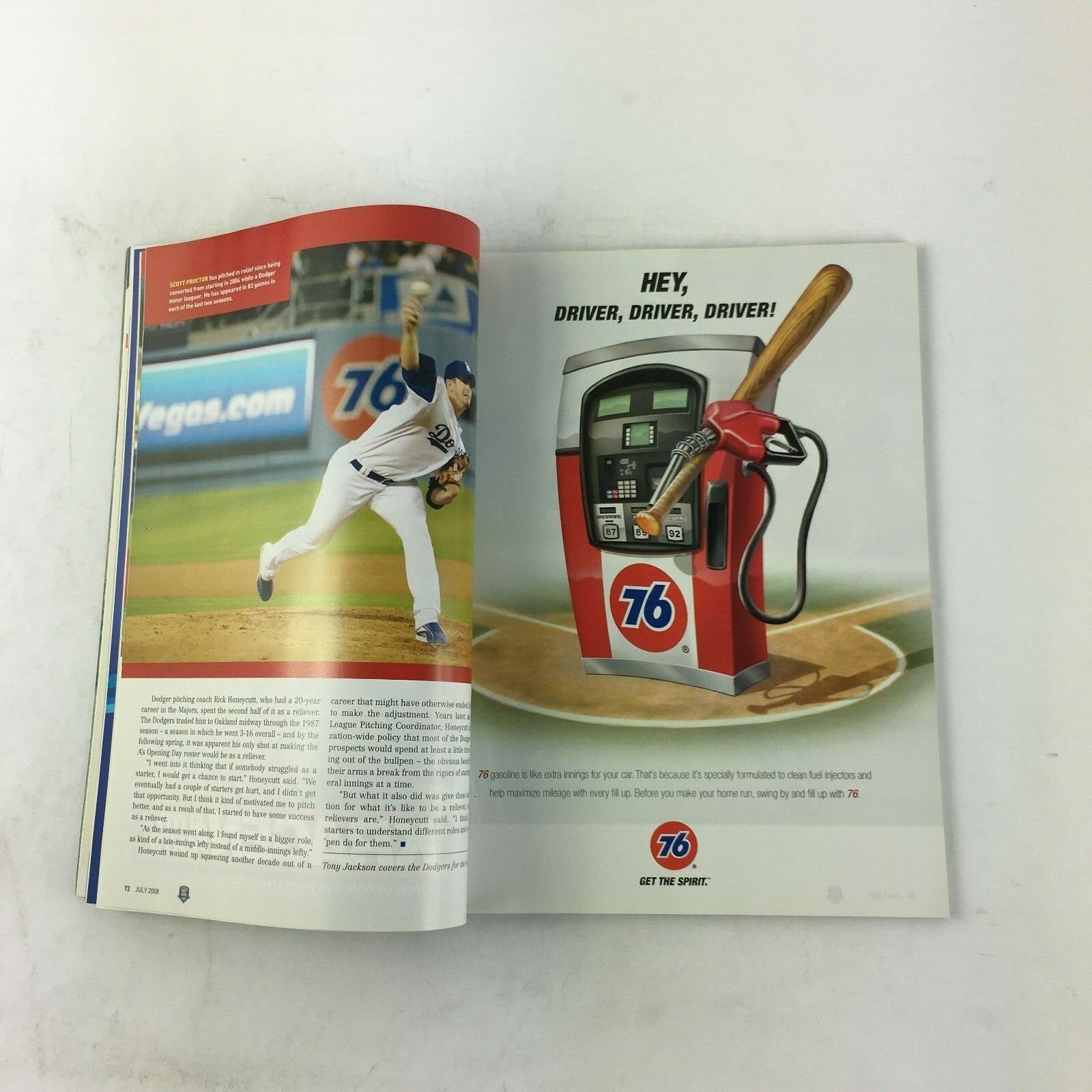 July 2008 Dodgers Magazine International Stars Legend Fernando Valenzuela