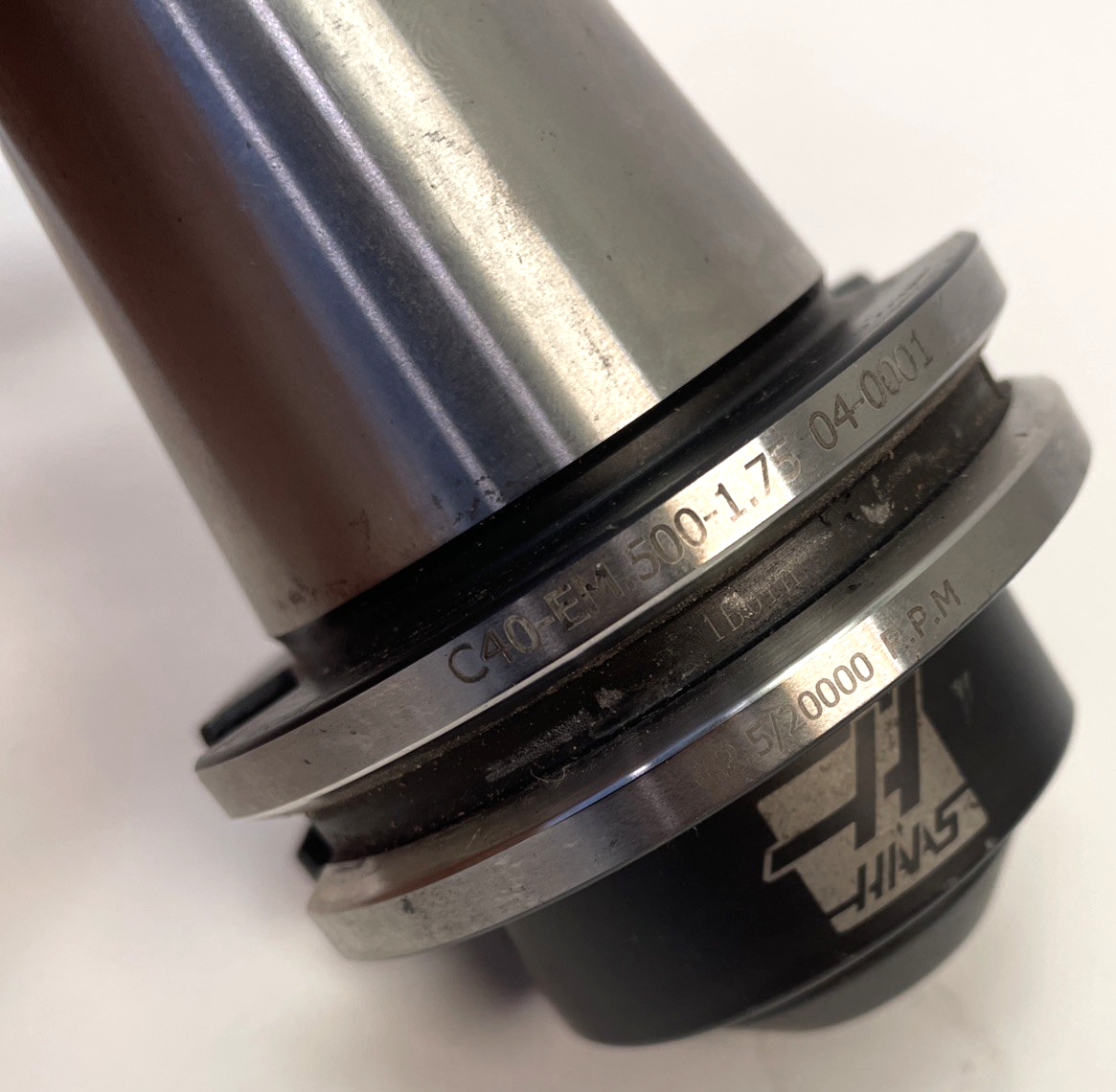 HAAS EM.500 - 1.75 End Mill CAT40 Tool Holder 04-0001 25000 RPM w Pull Stud