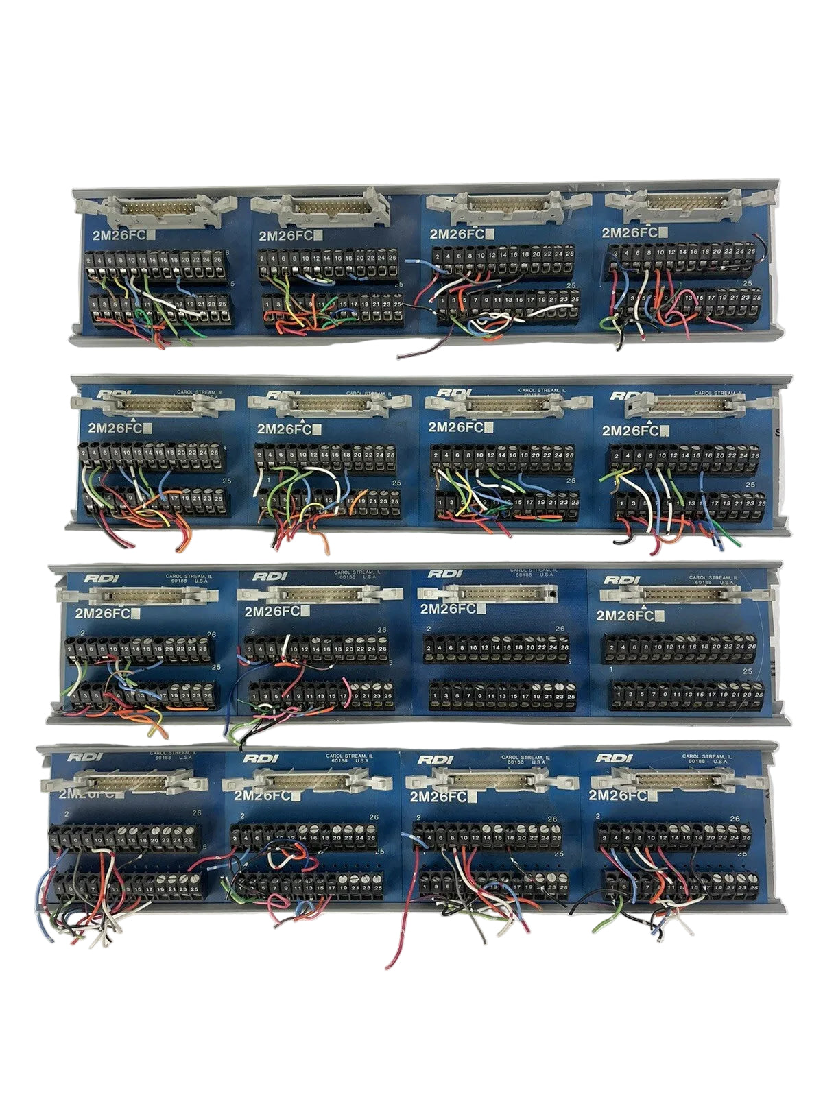 Lot of 16 RDI 2M26FC terminal block interface modules