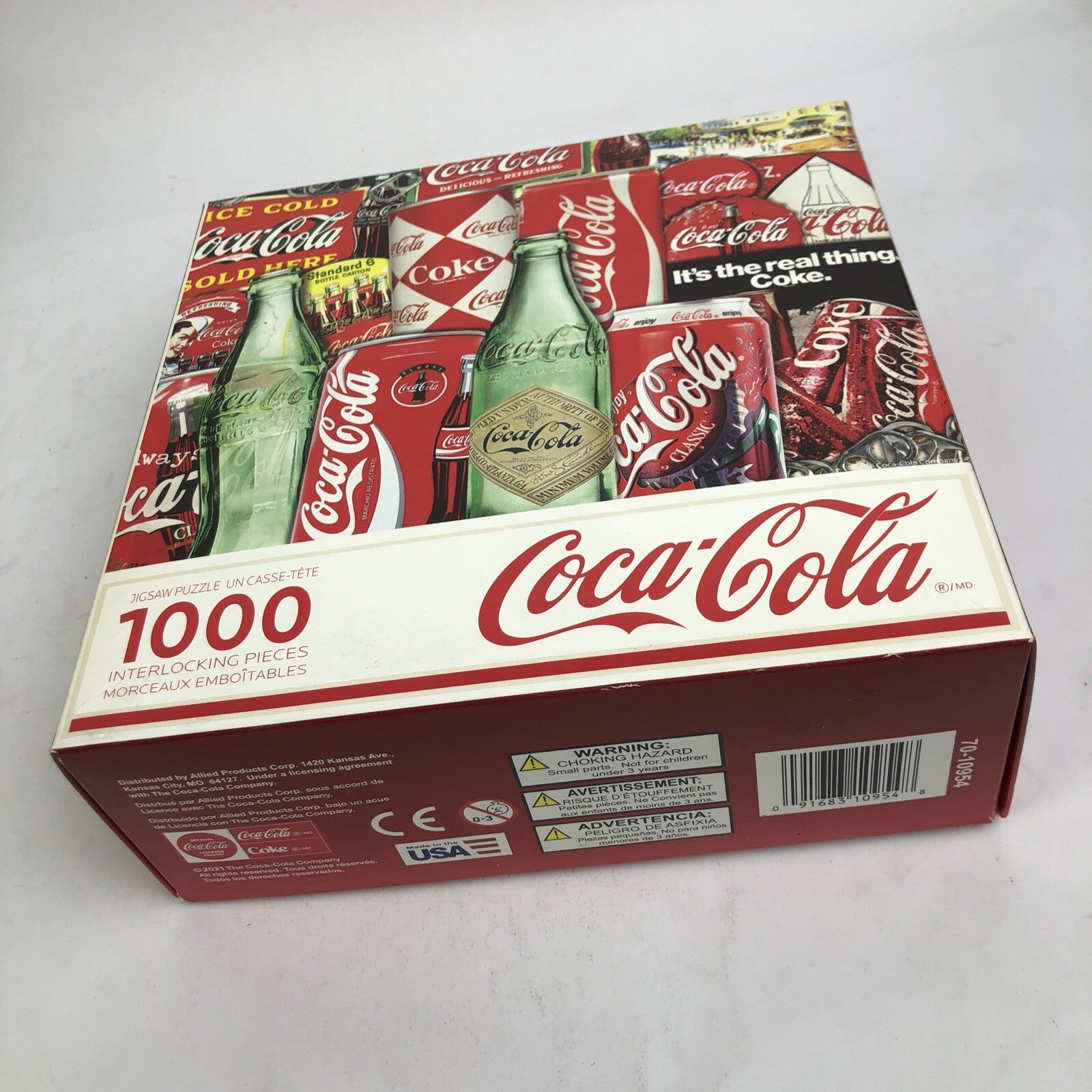 Majestic by Springbok - Coca-Cola Then and Now 1000 Piece Jigsaw Puzzle Complete