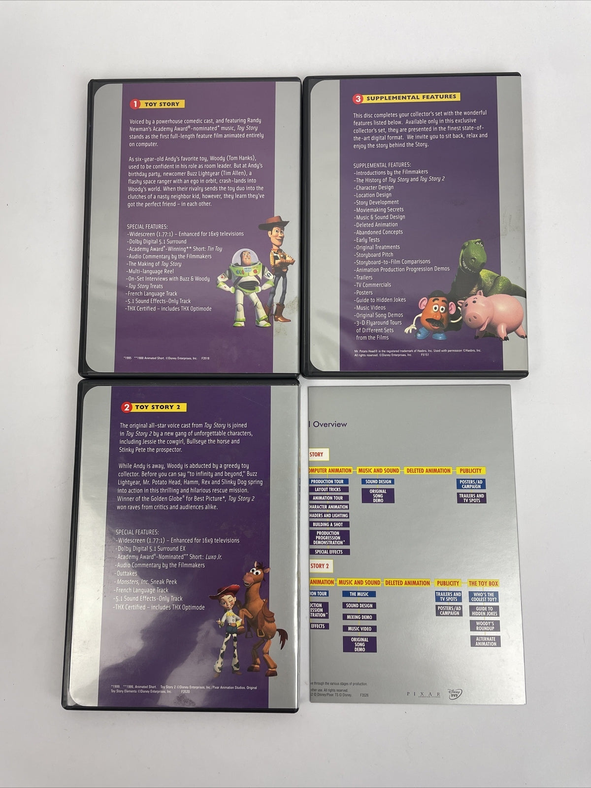 Toy Story / Toy Story 2 (DVD 3-Disc Ultimate Toy Box) Collectors Edition - LOOK