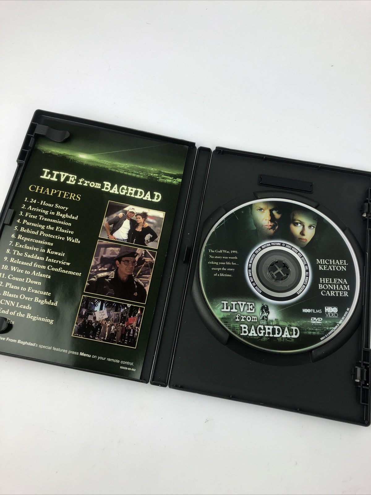 Live From Baghdad (DVD, w/Insert) Michael Keaton & Helena Bonham Carter