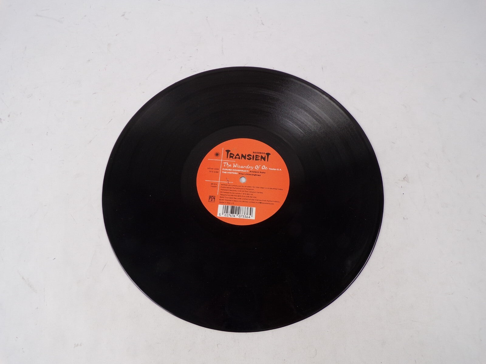 The Wizardry Of Oz Taster E.P. Flouro Conspiracy The Visitors Vinyl Record