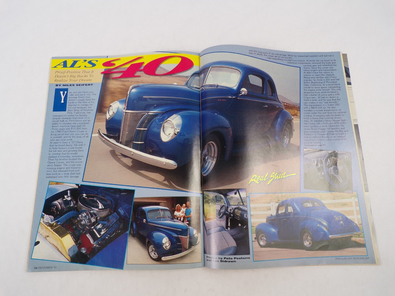 July 1992 Hot Rodding Magazine Real Street LT1 350! Chevy's All New Hottest Sma